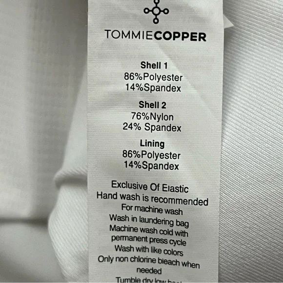 Tommie Copper Shoulder Support Bra Size Large White Back Support Compression - Picture 5 of 10